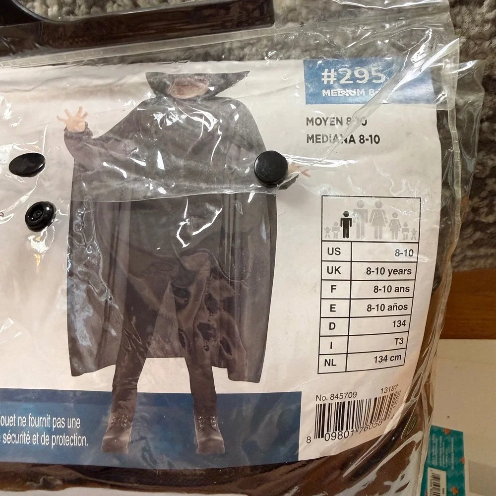 Headless Horseman Costume Kids Medium 8-10 Sleepy Hollow Spooky Halloween